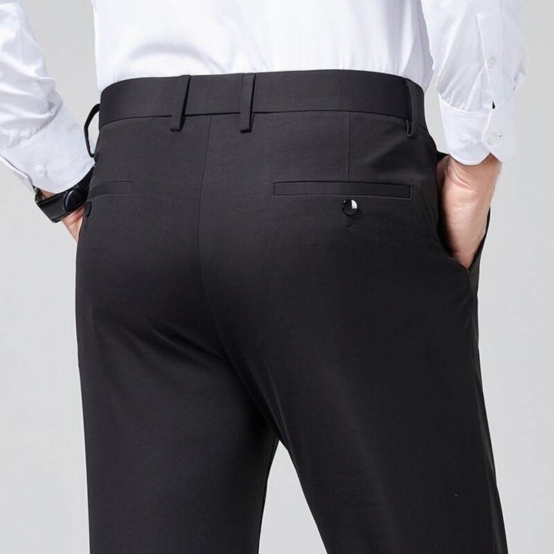 Men's Business Casual Pants, Spring and Autumn, Large Size, Professional Formal Trousers, Straight-Leg, Stretchy, Loose Fit, Trendy Suit Pants Men's Business Casual Pants, Spring and Autumn, Large Size, Professional Formal Trousers, Straight-Leg, Stretchy, Loose Fit, Trendy Suit Pants