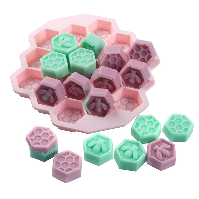 Simple Style Honeycomb Silica Gel Ice Tray 1 Piece display picture 2