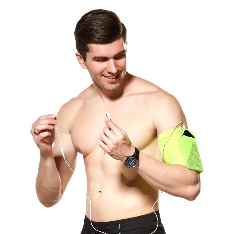 Venta directa de fábrica de los hombres y las mujeres corriendo elástico teléfono móvil brazo bolsa de viaje teléfono móvil caso fitness deportes equipo al aire libre bolso de la muñeca