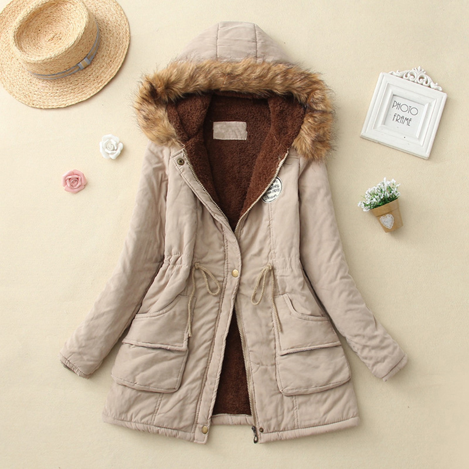 Chaqueta de invierno de gran tamaño para mujer – abrigo cálido y elegante de temporada