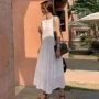 蕾丝圆领夏季宽松连衣裙
