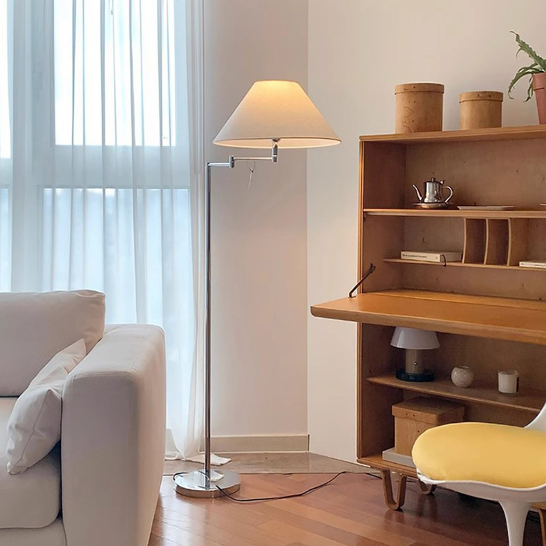 Cross-Border Korean-Style Floor Lamp Ins-Style Modern Minimalist Adjustable Swing Arm Living Room Bedroom Studio Reading Ambiance Lamp Cross-Border Korean-Style Floor Lamp Ins-Style Modern Minimalist Adjustable Swing Arm Living Room Bedroom Studio Reading Ambiance Lamp