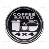 Car 4X4 RATED car logo new 4x4 aluminum sticker