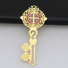 跨境大号钥匙形状家居办公墙壁挂件合金趣味创意新颖简约饰品配件