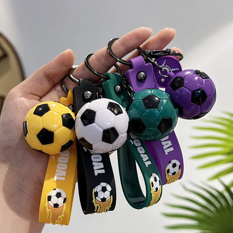 2026 Usa-Canada-Mexico World Cup National Team Football Keychain Pendant Creative Simulation Car Keychain Wholesale