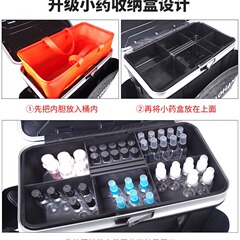 Fishing trolley box hard cover large wheel fish protection bucket multi-functional fishing box thickened fishing bucket live fish bucket fishing gear wholesale