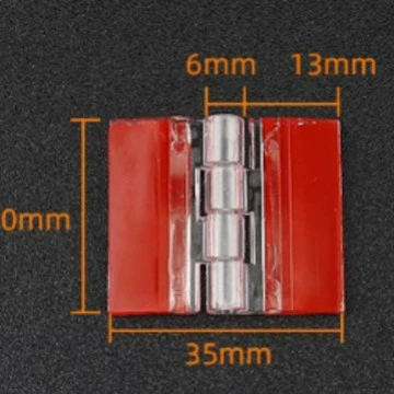 哈泰 Self-adhesive acrylic transparent hinge plexiglass hinge bonded acrylic box plastic hinge