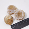 Agate white crystal, sample, natural ore, popular science decorations, pendant
