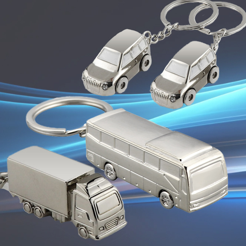Car Model Keychain Custom Simulation Accessory Metal Men's Pendant Creative Hollow Business Gift Customization