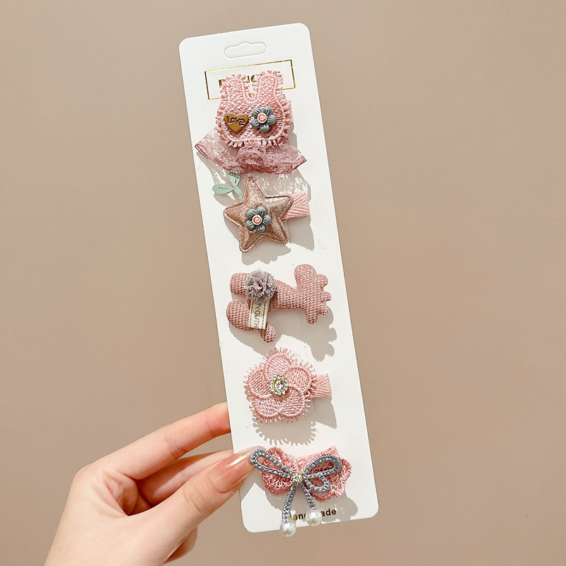 Horquilla para bebés, bolsa de tela completa, clip para cabello para bebés, no daña el cabello, niños, niñas, horquillas, lindos accesorios para el cabello, sombreros