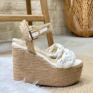 S 95697 Slope Heel Strap Sandals �¸�һ�֛�Ь