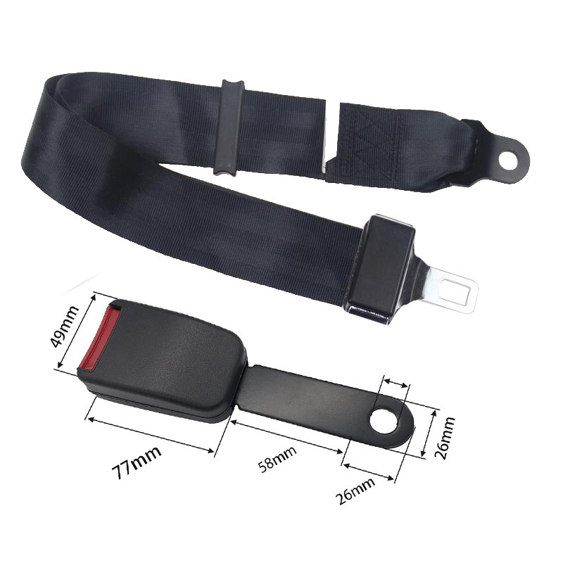 Forklift, Passenger Car, and Bus Seat Safety Belts, Manually Adjustable Two-Point Type, Waist-Blocking Adjustable Safety Belts