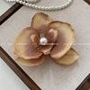 Advanced hair accessory, retro three dimensional hairgrip, high-quality style, french style, flowered