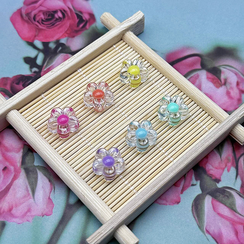 Acrylic accessories flower-shaped