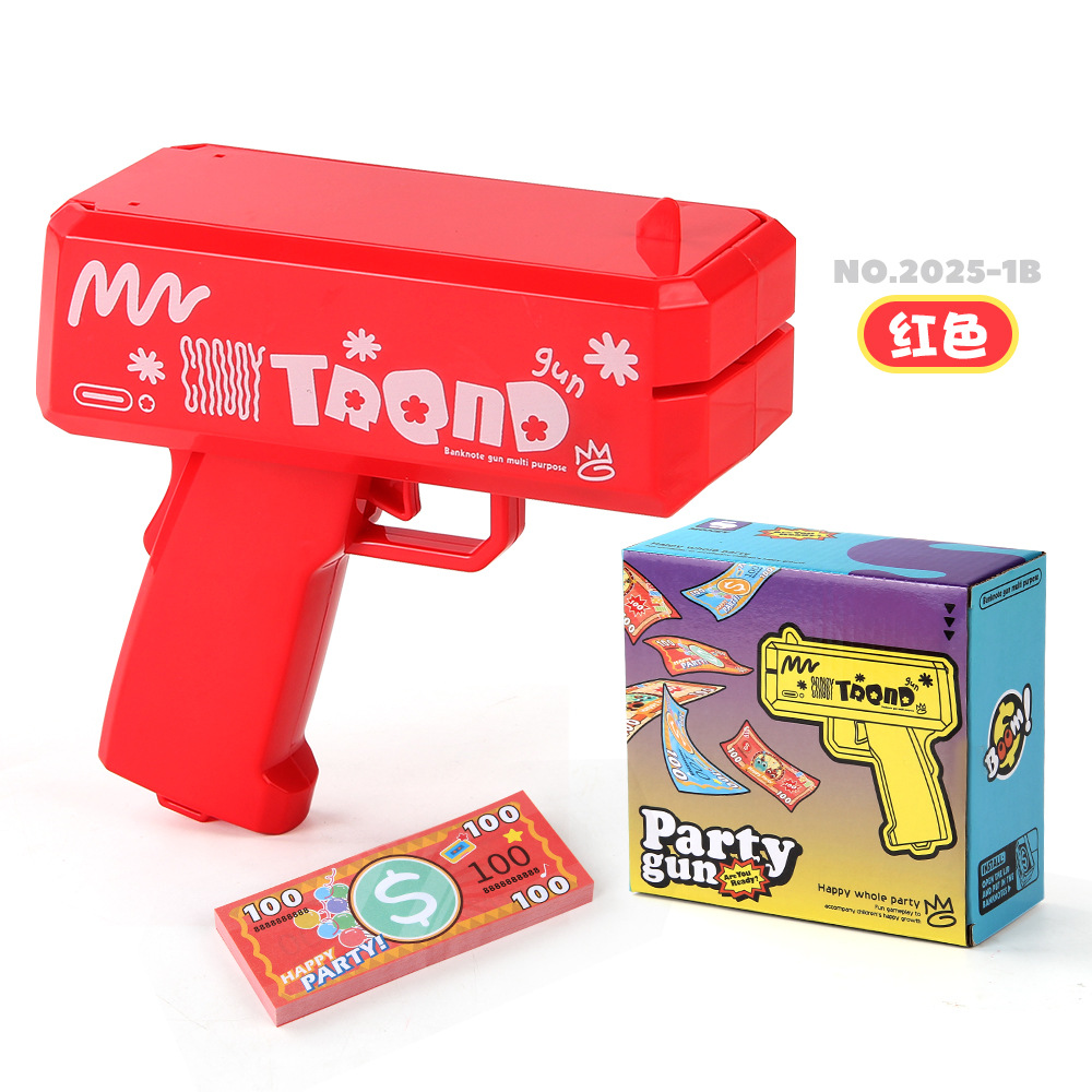 MoneyGun, pistolas de pulverización de dinero, dibujos animados, pistolas de pulverización de dinero, pistolas de juguetes, pistolas de billetes, pistolas de juguetes
