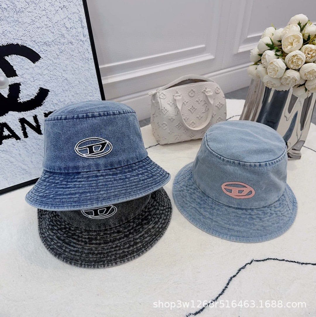 Denim Fisherman Hat Summer and Autumn Fa...