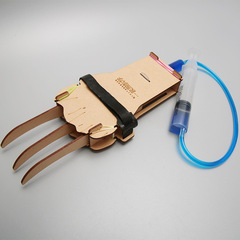 Children's Science and Technology Small Invention Hydraulic Mechanical Hand Wolverine Claws DIY Scientific Toy Model Assembly Materials