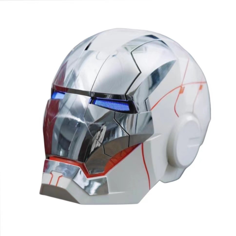 Comercio exterior versión en inglés Jarvis Disney Iron Man MK7 MK50 casco humano real deformado voz de control de voz