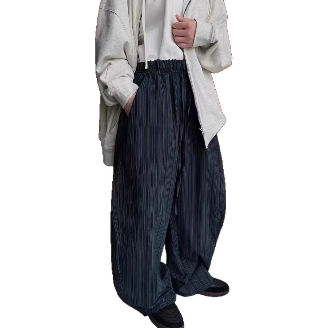 Brand retro trousers for leisure, loose fit, oversize