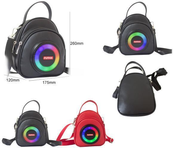 多機能 Bluetooth スピーカーバックパック屋外ポータブル電源銀行登山フィールド長期耐久性 LED ハンドバッグオーディオ|undefined