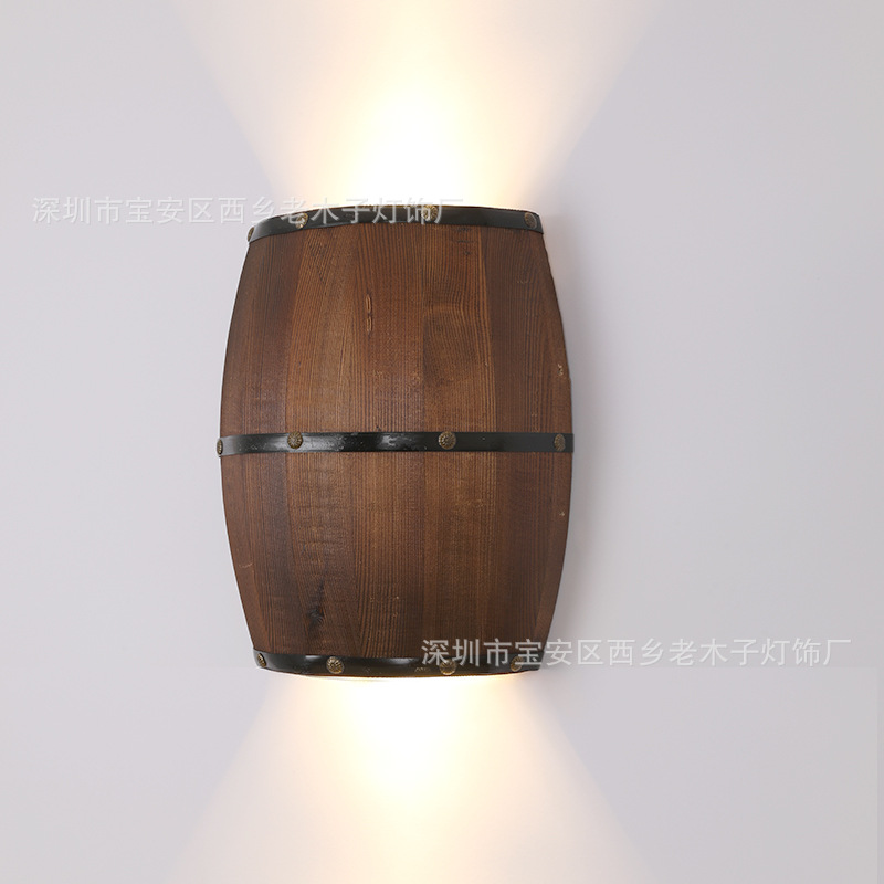 加工定制创意仿古复古led壁灯美式餐厅咖啡厅酒吧客厅走廊壁灯