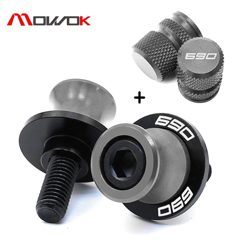 Suitable for Motorcycle 690Smc Duke690Smc 690Duke/9 09-25 Modified Tire Valve Stem + Valve Cap