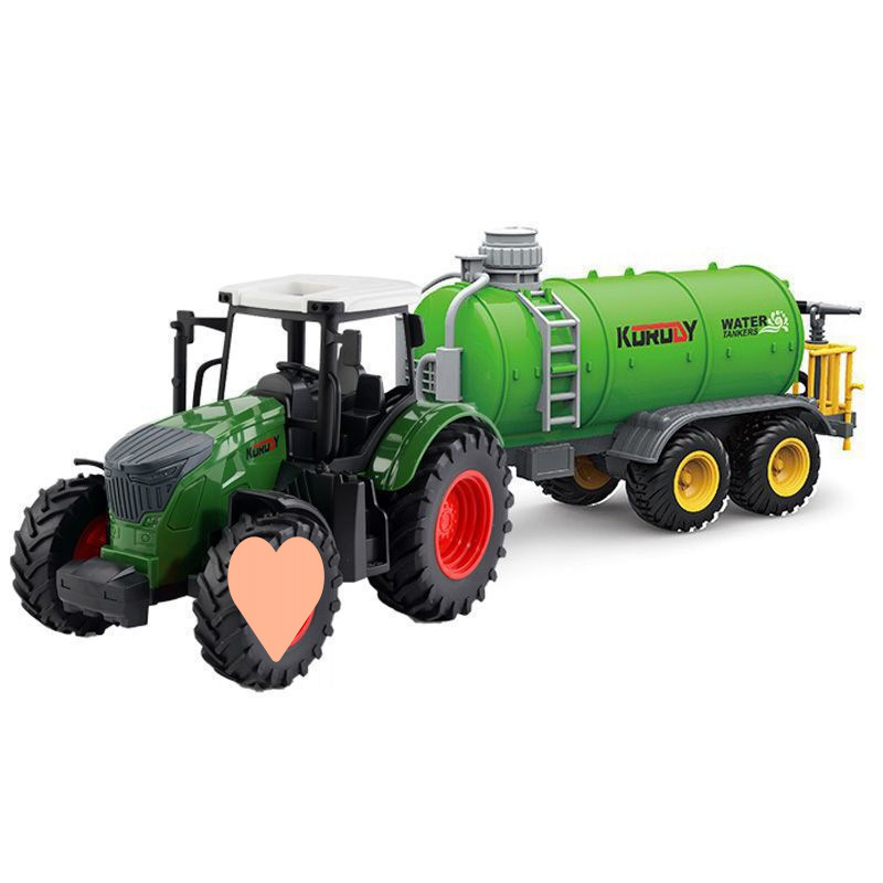 camión agrícola camión tractor modelo infantil juguete cosechadora ingeniería de aleación para niños conjunto de automóviles