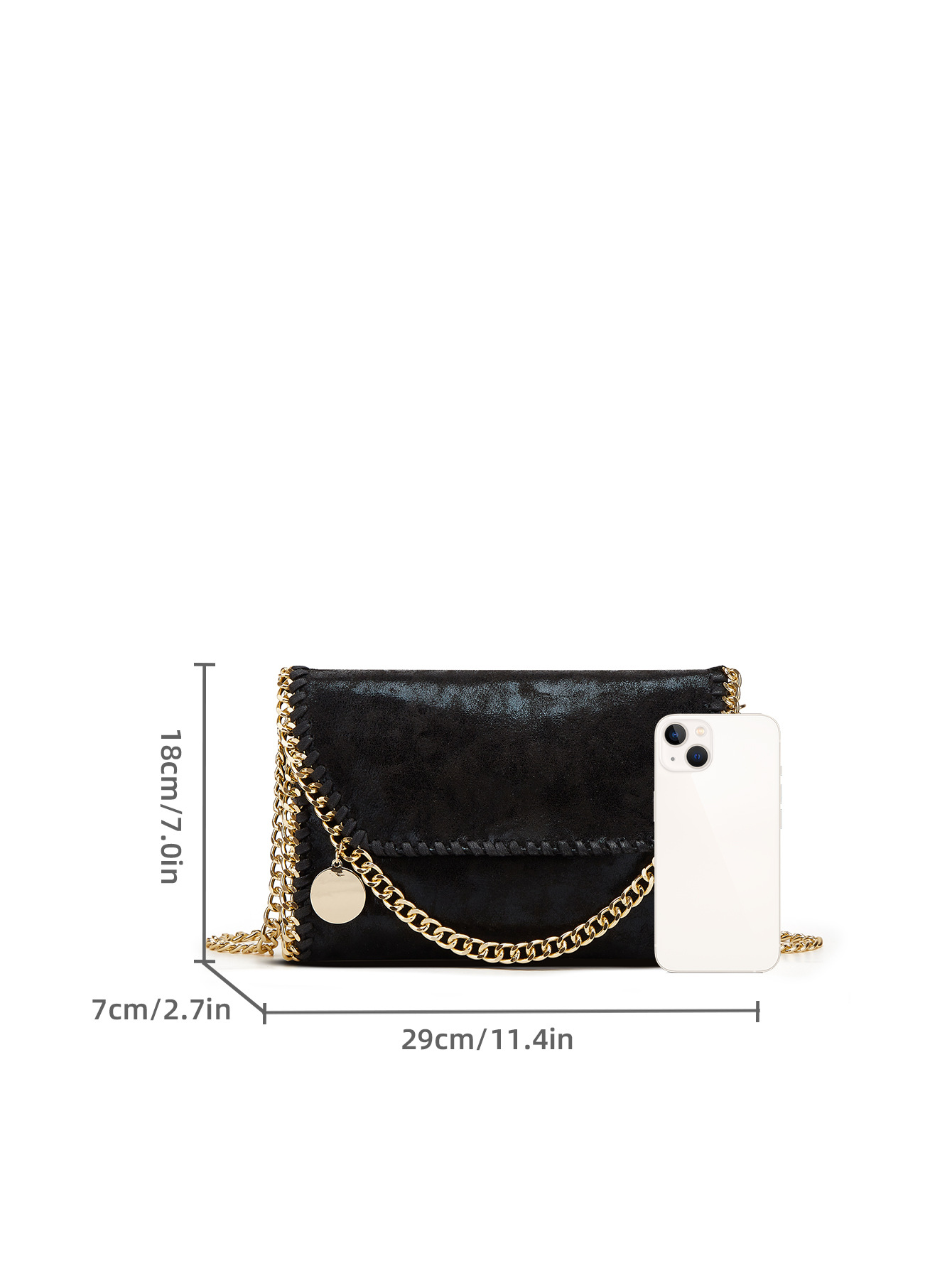 360g Weight Polyester Cotton Lining Material Zipper Closure Type Single Shoulder Strap Strap Type Shoulder Bag Bags Type Casual, Party, Street Occasion Polyester Material Solid Color Pattern All Seasons Season Women's Gender Elegant, Streetwear Style Square Shape Small Size Women's Small Polyester Solid Color Elegant Streetwear Square Zipper Shoulder Bag 6