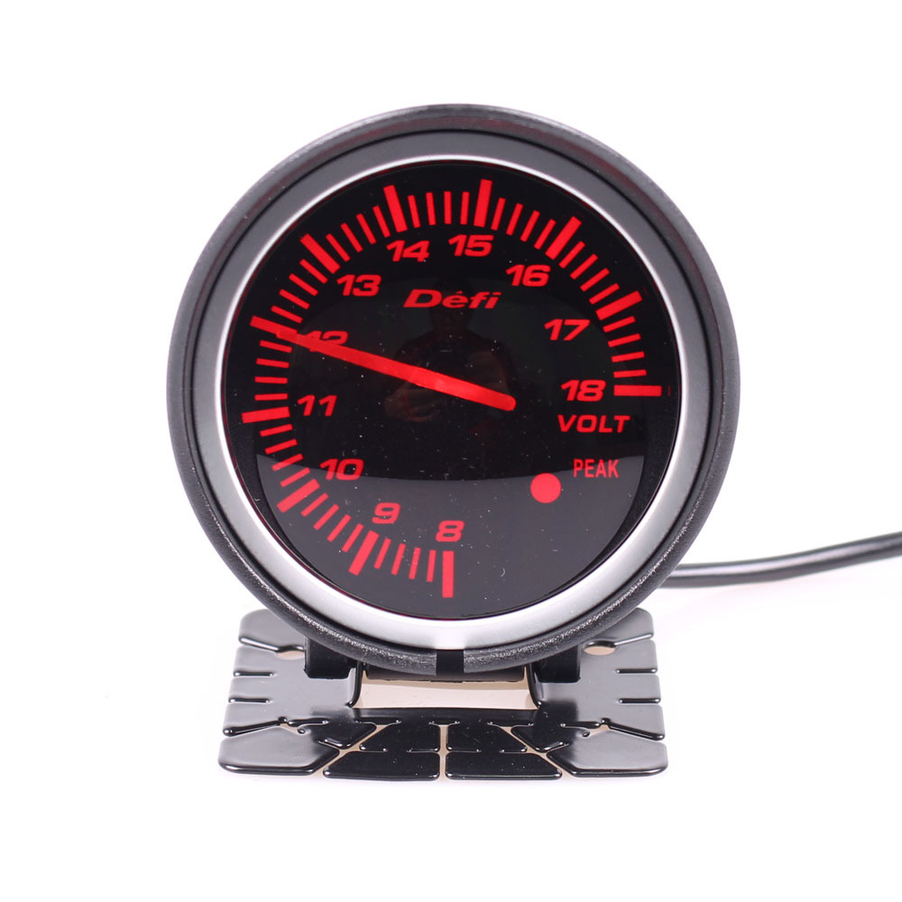 DefiBF2.5寸红白灯汽车改装仪表电压水温油温油压涡轮带传感器