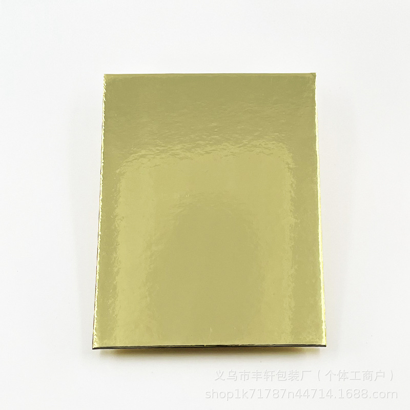 Fábrica directa de pastel de grado alimenticio almohadilla de tarjeta de oro y plata almohadilla de salmón impermeable almohadilla de tarjeta de oro base base de pastel base