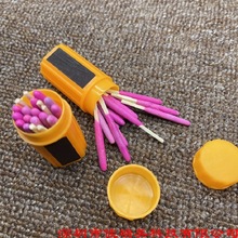 户外火柴防风火柴野外急救求生火柴盒应急引火装备20支装/桶