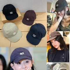 缪~陈太同款欧货高版本外贸爆款棒球帽字母刺绣鸭舌帽韩版显脸小