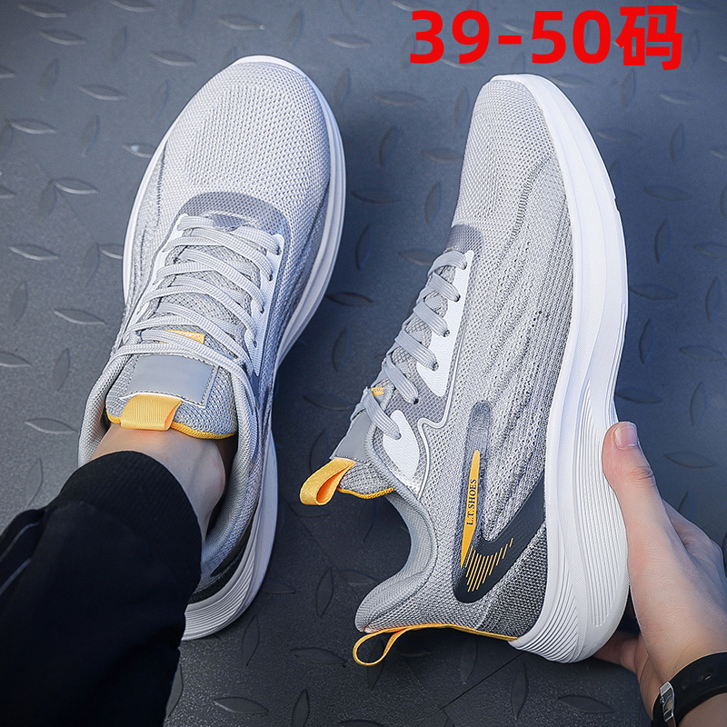 plus size Men's Shoes 50 Yards Summer Thin Flying Woven sneaker 49 Wide Sole Running Shoes Ultra Light 48 Breathable Mesh Shoes for Men