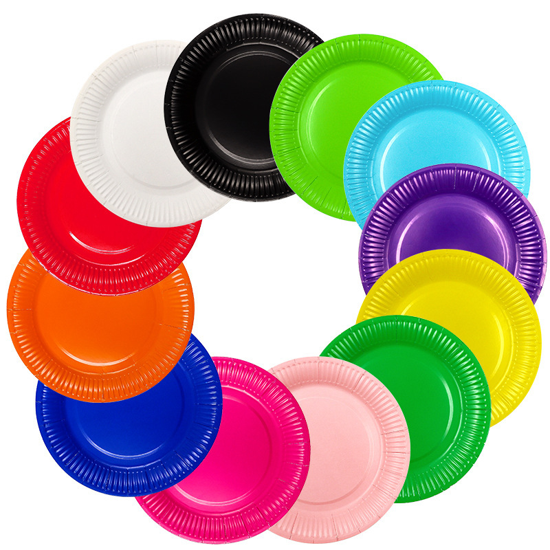 Production of Disposable Paper Plates, Picnic Plates, Cake Plates, Kidsren's Birthday Party Dessert Decoration, Paper Dinner Plates