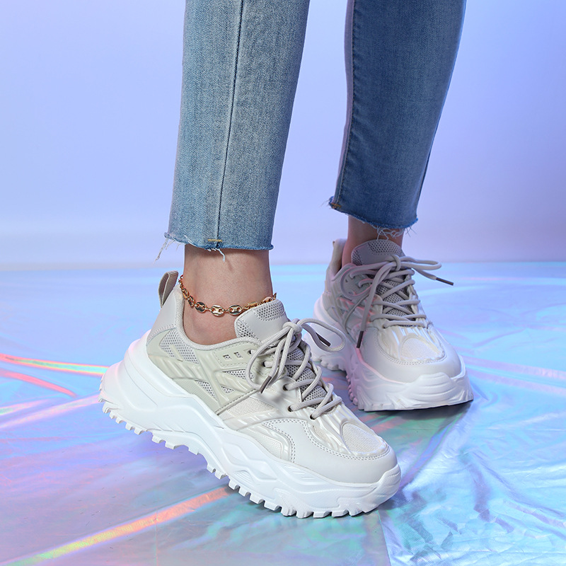 Damen-Wanderschuhe, Tennisschuhe, Sneakers, Mesh-Gummisohle, langlebig, gepolstert, vielseitig einsetzbar_voghion.com