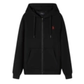 Zipper black with red label