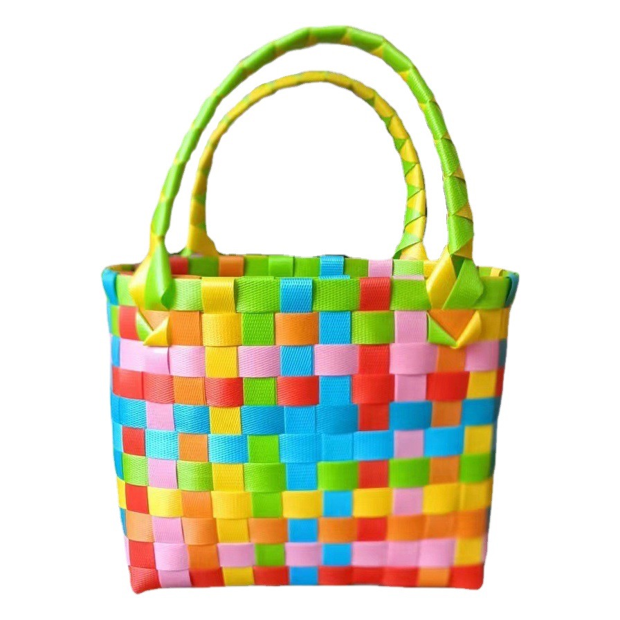 In-Stock Quick Delivery Gift Bags, Woven Hand Baskets, Pp Eco-Friendly, Direct Factory Wholesale, Can Be Mixed for Bulk Orders, Wedding Favors