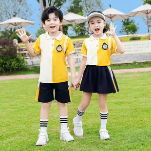 Детская спортивная летняя одежда для детского сада, летняя форма для школьников, короткий рукав