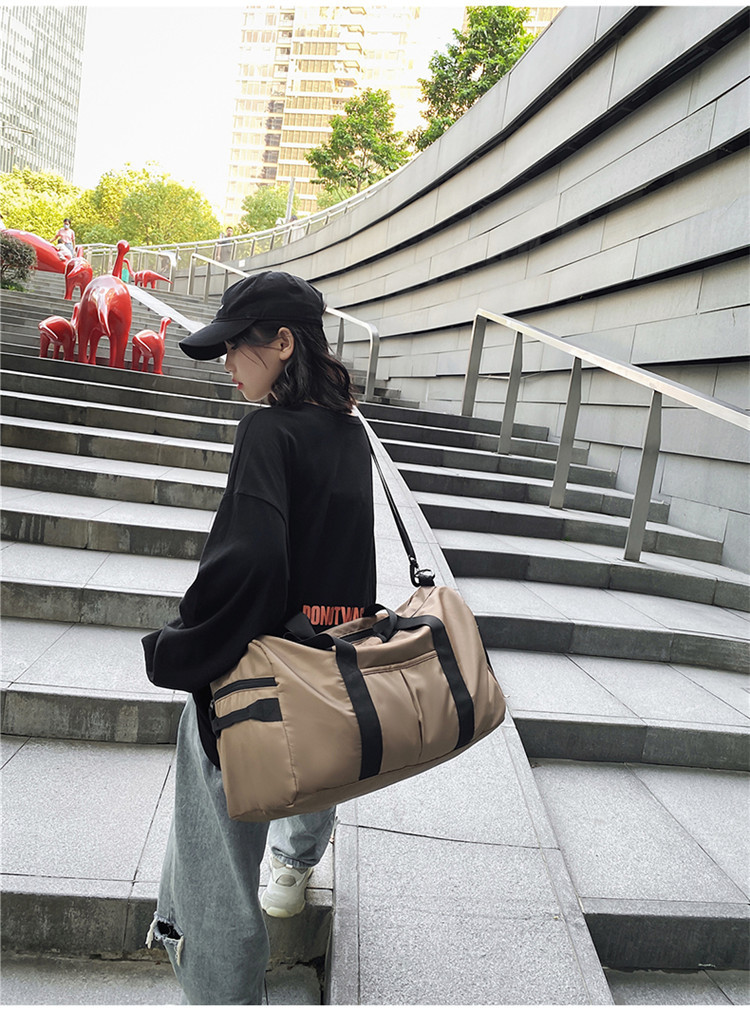 Messenger Bag Ins Hand Luggage Bag Large Capacity Single Shoulder Bag Student Personality Sports Bag display picture 48