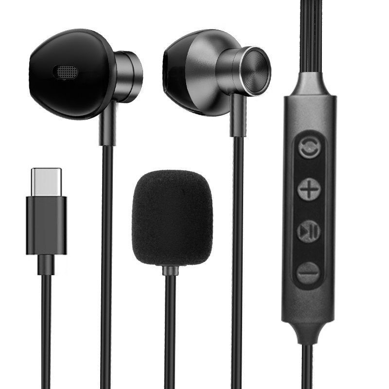 プロのカラオケ KpodsSE 有線カラオケヘッドセット録音ライブブロードキャスト歌うヘッドセット typec サウンドカードマイク|undefined