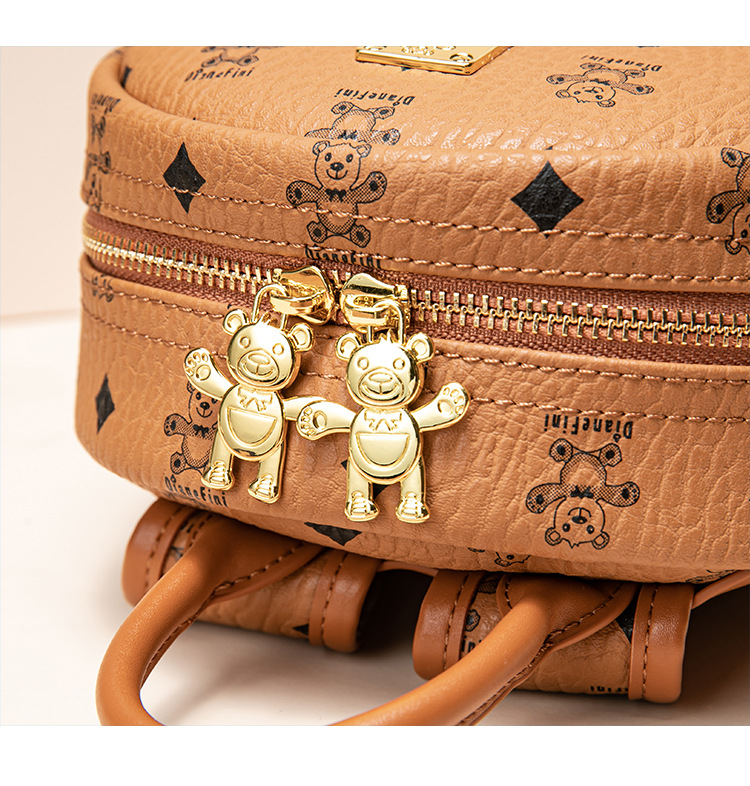 Cross-Border Real Picture With Label Genuine Leather C Backpack For Women M College Student Large Capacity Travel Bag_voghion.com