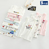 3 summer Slub cotton children vest men and women baby 100 Cartoon Sleeveless Primer pajamas Light and thin ventilation