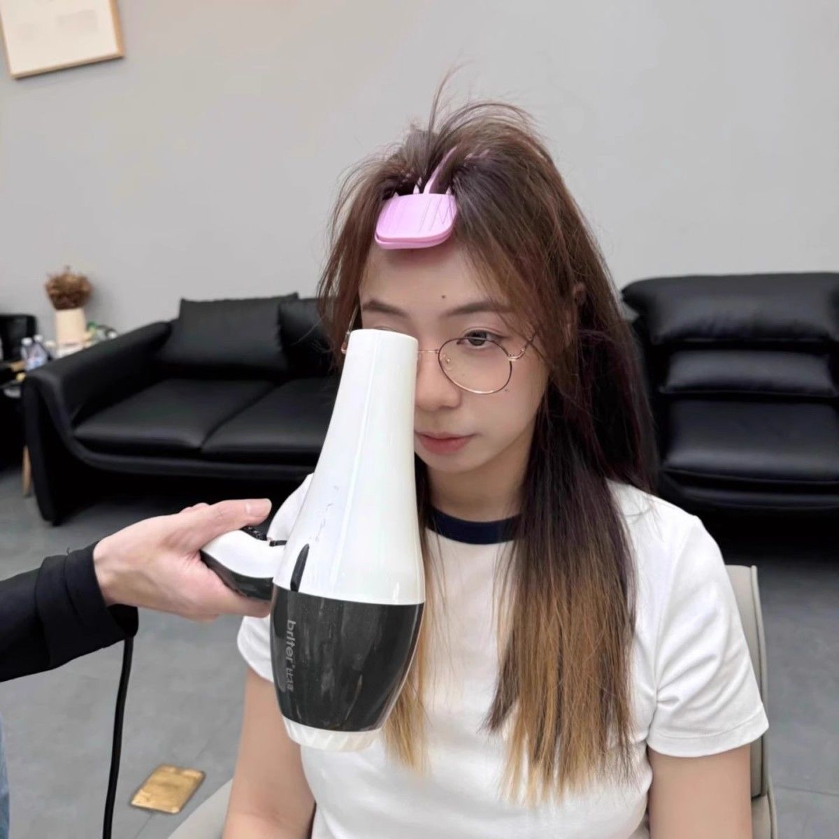 2025 nueva almohadilla de peine de plástico de viento de alta gama horquilla cabeza alta raíz de cabello artefacto esponjoso clip de peinado de flequillo en la frente