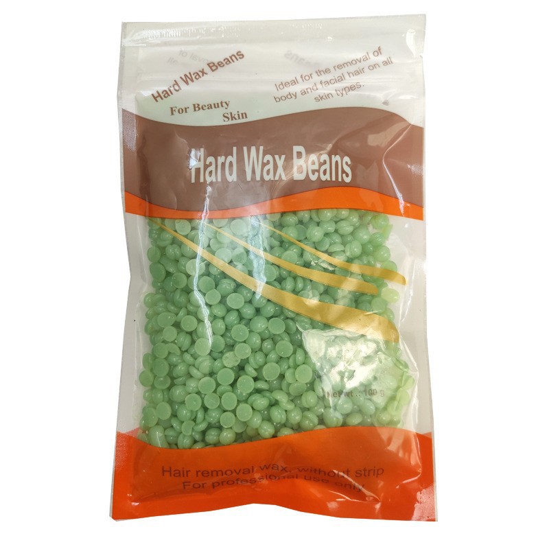 Venta al por mayor transfronteriza 300g de cera depilatoria sin papel cera dura sólida desgarrando cera dura cera depilatoria palo cera caliente traje de la máquina