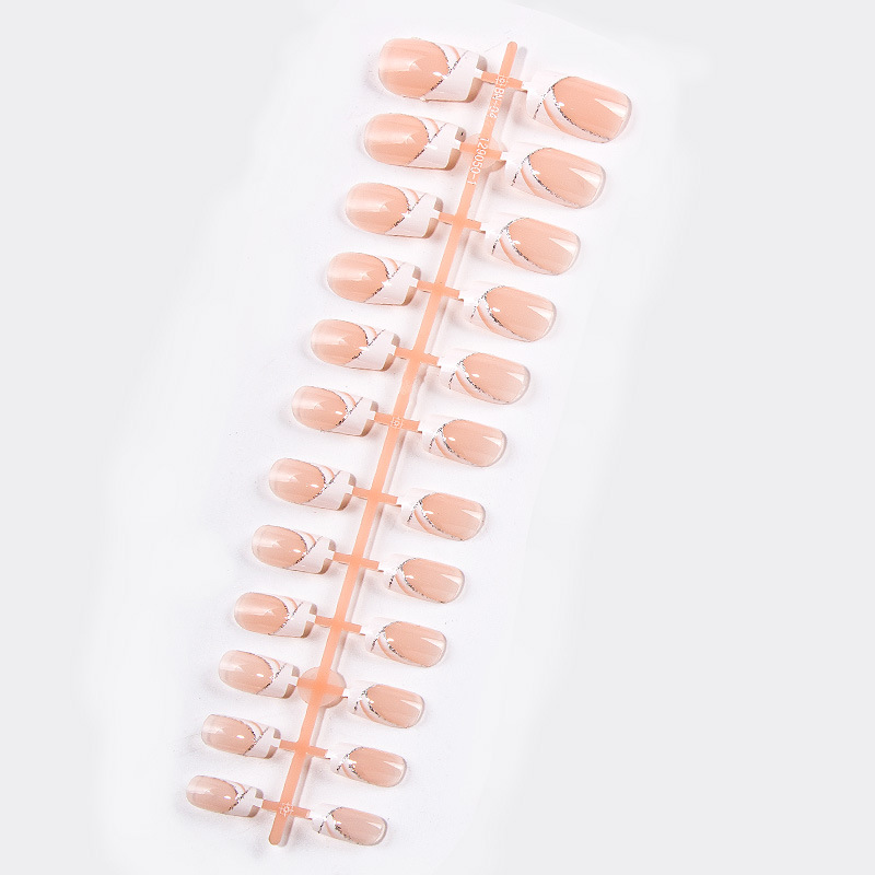 Concubina clavo falso clavo pieza multi-COLOR DE LA Media Luna Francés patrón de dibujos animados arte de uñas pieza desgaste