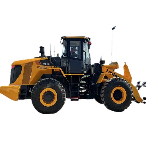 Turkmenistán exporta la cargadora de sauce de segunda mano 856H con buen rendimiento y alta calidad de prueba de sitio