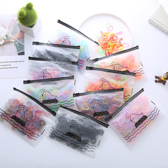 Children's chicken bag disposable rubber band baby hair tie thickened hair band small rubber band headwear 500 pieces