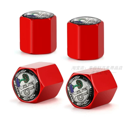 GLE GLA GLC GLS: valve - aluminum-alloy-red-colored-apple-tree-4-pieces