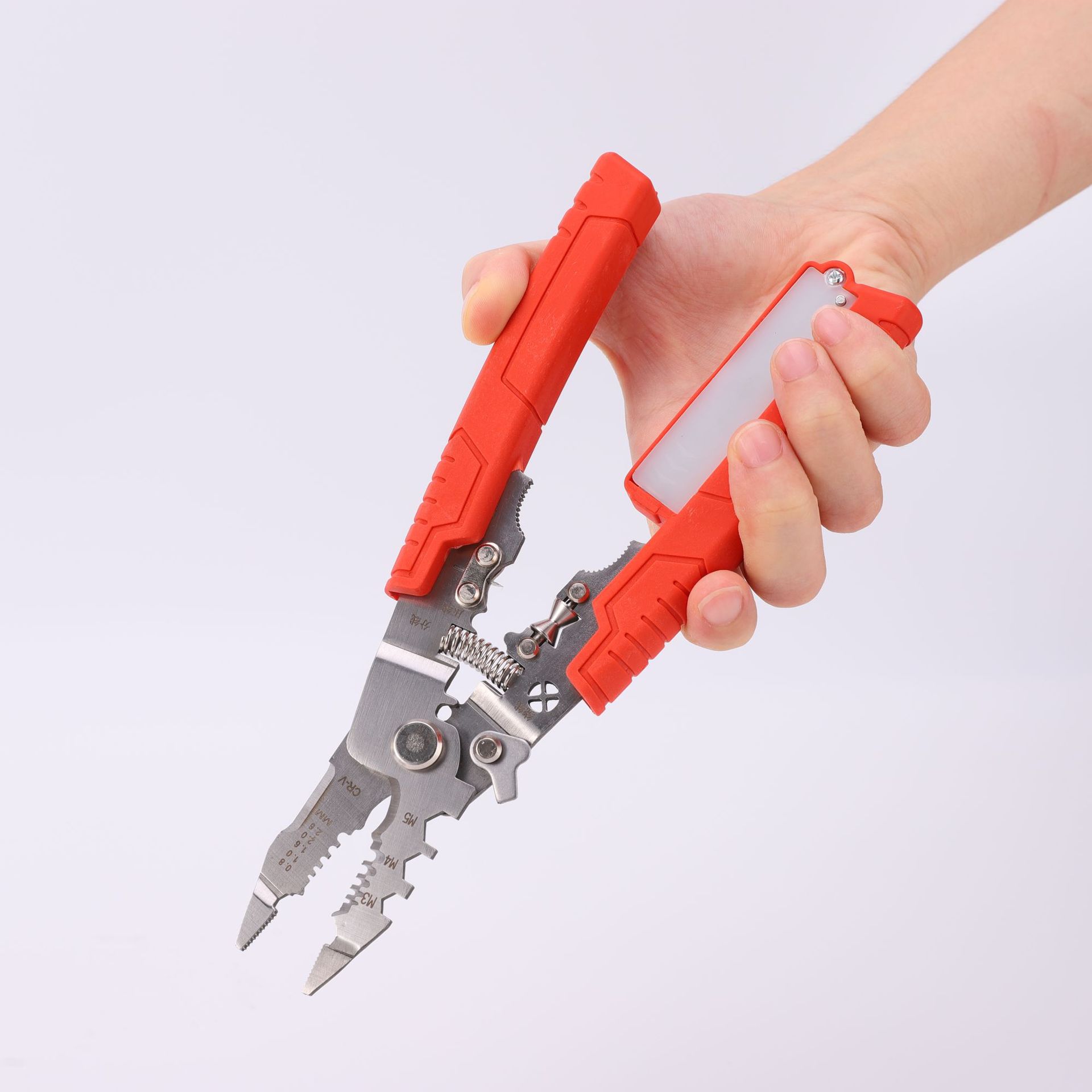 厂家直销工业级不锈钢剥线钳多功能皮线剥皮剥涂覆层剥纤钳批发