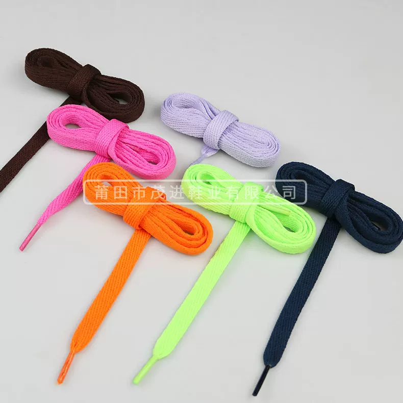 Эластичные шнурки, плоские спортивные шнурки 10 мм, multi-color, варианты 115 см